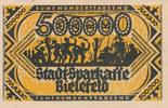 Bielefeld 500 000 Mark Notgeldschein Papier Stadtsparkasse -