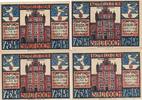 Goch 75 4 Notgeldscheine der Stadt -