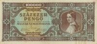 Ungarn 100 000 Pengö MAGYAR NEMZETI BANK -