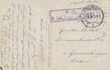 AK Feldpost 1916 I. WK mit Sonderstempel S.B. II.Ers.Bati.J.R. 170 -