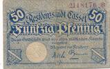 Deutschland Deutsches Reich 50 Pfennig Notgeldschein Notgeld Stadt Cassel Hessen -