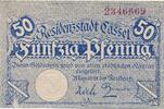 Deutschland Deutsches Reich 50 Pfennig Notgeldschein Notgeld Stadt Cassel Hessen -