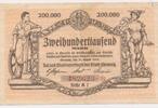 Deutschland Deutsches Reich 200000 Mark Notgeldschein Notgeld Stadt Chemnitz -