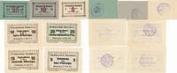 Stammbach 7 verschiedene Gutscheine der Marktgemeinde, Rückseite Stempel -