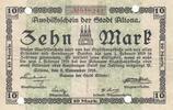 Deutschland Deutsches Reich 10 Mark Notgeldschein Notgeld Stadt Altona Aushilfsschein Schleswig-Holstein -
