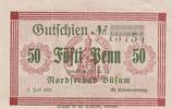 Deutschland Deutsches Reich 50 Pfennig Notgeldschein Notgeld Büsum Nordseebad Schleswig-Holstein -