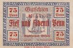 Deutschland Deutsches Reich 75 Pfennig Notgeldschein Notgeld Büsum Nordseebad Schleswig-Holstein -