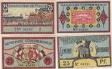 Deutschland Deutsches Reich 4x 25 Pfennig Notgeld Notgeldschein Süderbrarup Schleswig-Holstein 4 Scheine, Satz -