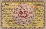 Deutschland Deutsches Reich 25 Pfennig Notgeld Notgeldschein MOEGELTONDERN Tondern Dänisch Nordschleswig -
