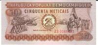 Mozambique 50 Cinquenta Meticais Banknote Geldschein -