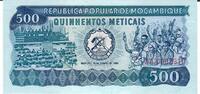 Mozambique 500 Quinhentos Meticais Banknote Geldschein -