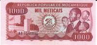 Mozambique 1000 Mil Meticais Banknote Geldschein -