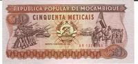 Mozambique 50 Cinquenta Meticais Banknote Geldschein -