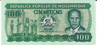 Mozambique 100 Cem Meticais Banknote Geldschein -