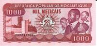 Mozambique 1000 Mil Meticais Banknote Geldschein -