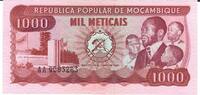 Mozambique 1000 Mil Meticais Banknote Geldschein -
