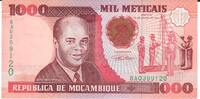 Mozambique 1000 Mil Meticais Banknote Geldschein -