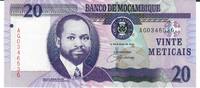 Mozambique 20 Vinte Meticais Banknote Geldschein -