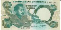 Nigeria 20 Naira Banknote Geldschein -