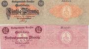 Deutschland Deutsches Reich 2x 50 Pfennig Notgeld Notgeldschein Creussen Bayern 2 Scheine -