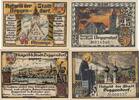 Deutschland Deutsches Reich 25 50 Pfennig , 4 Scheine Notgeld Notgeldschein Deggendorf Bayern -