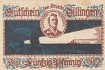 Deutschland Deutsches Reich 50 Pfennig Notgeld Notgeldschein Dillingen Bayern -