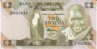 Sambia 2 Kwacha Banknote Geldschein -