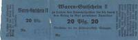 Deutschland Deutsches Reich 20 Pfennig Notgeld Notgeldschein Erlangen Bayern -