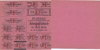 Deutschland Deutsches Reich Lebensmittelkarte Stadt Fürth 1919 Bayern Zucker SChwarzbrot Butter -