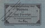Deutschland Deutsches Reich 5 Pfennig Notgeld Notgeldschein Ettal Bayern Klostergutsverwaltung -