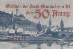 Deutschland Deutsches Reich 50 Pfennig Notgeld Notgeldschein Gemünden 1. Neudruck, KN-Bereich 60 - 63.000 Bayern -