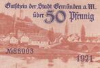 Deutschland Deutsches Reich 50 Pfennig Notgeld Notgeldschein Gemünden 2. Neudruck KN bis 84 - 96.000 Bayern -