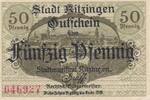 Deutschland Deutsches Reich 50 Pfennig Notgeld Notgeldschein Kitzingen Bayern -