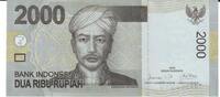 Indonesien 2000 Rupiah Banknote Geldschein -