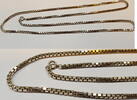 Lange Veneziakette Kette 925 er Silber für Münzanhänger Silberkette L: 80 cm -