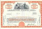 USA 100 Shares Abacus Fund, Inc. 1966, Aktie Wertpapier -