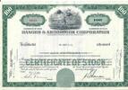 USA 100 Shares Bangor & Aroostook Corporation 1961, Aktie Wertpapier -