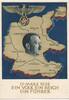 AK Ansichtskarte Ganzsache Propagandakarte 10.4.1938 Deutschland Drittes Reich Ein Volk, ein Reich, ein Führer Stempel Berlin II
