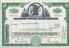 USA 100 Shares Newmont Mining Corporation 1971, Aktie Wertpapier -