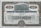 USA 35 Shares Tobacco Products Corporation 1929, Aktie Wertpapier -