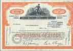 USA 25 Shares American Machine & Foundry Company 1964, Aktie Wertpapier -