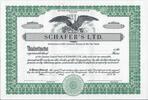 USA Schaffer`s Ltd. Aktie Wertpapier -