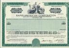 USA Rapid-American Corporation, Aktie Wertpapier -