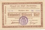 Deutschland Deutsches Reich 100 Millionen Mark Notgeldschein Notgeld Stadt Zweibrücken, Rheinland-Pfalz -
