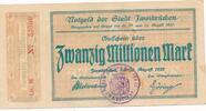 Deutschland Deutsches Reich 20 Millionen Mark Notgeldschein Notgeld Stadt Zweibrücken, Rheinland-Pfalz -