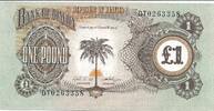Biafra 1 Pound Geldschein Banknote -