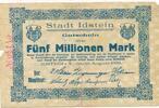 Deutschland Deutsches Reich 5 Millionen Mark Notgeldschein Notgeld Idstein ( Hessen-Nassau ) -