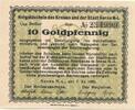 Deutschland Deutsches Reich 10 Goldpfennig Notgeldschein Notgeld Sorau Brandenburg -