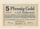 Deutschland Deutsches Reich 10 Goldpfennig Notgeldschein Notgeld Sorau Brandenburg -