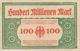 Deutschland Deutsches Reich 100 Millionen Mark Notgeldschein Notgeld Osnabrück Hannover Niedersachsen Handelskammer -